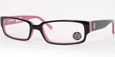 GOOD TIMES by BoDe Design 6019 37 Black /Pink EYEGLASSES GLASSES FRAME 53-17-137