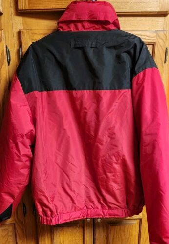 Tri Mountain CASE Jacket Men's L Bomber Fleece Lined Beard Implement Co Hid Hood - Picture 4 of 10