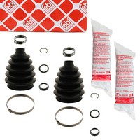 2X febi Achsmanschette Satz FüR VW Golf 3-6 Audi A3 Seat Skoda Vorne Radseitig
