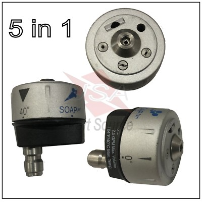 #ad 5 in 1 SPRAY NOZZLE 1 4quot; Quick Connect for Annovi Reverberi Pressure Washer $23.95