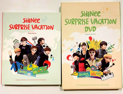 SHINee SURPRISE VACATION TRAVEL NOTE 01 POSTER DVD PHOTO BOOK