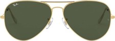 Ray-Ban Aviator RB3025 L0205 58 Green G-15 Unisex Sunglasses 58mm L0205- NIB