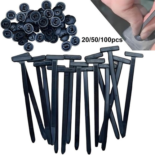 Nylon Cable Zip Ties Self-Locking Fastening Strap for Car Repair Home & Office ^ - Picture 2 of 16