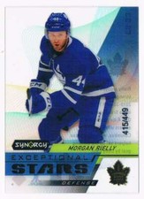 2020-21 SYNERGY EXCEPTIONAL STARS BLACK MORGAN RIELLY 415/449 TORONTO MAPLE