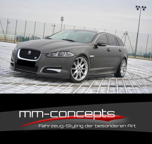 CUP faldones laterales accesorios NEGRO para Jaguar XF X250 MK1 Sportbrake umbral  - Imagen 1 de 7