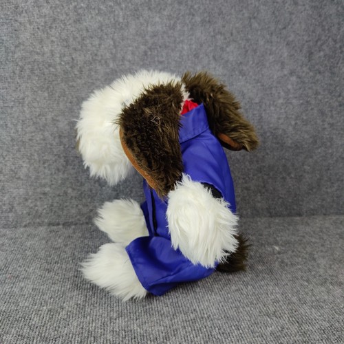 Build A Bear Dog Plush Puppy Ski Suit Winter Sports Shaggy Sheep Dog Stuffed Toy - Picture 7 of 11