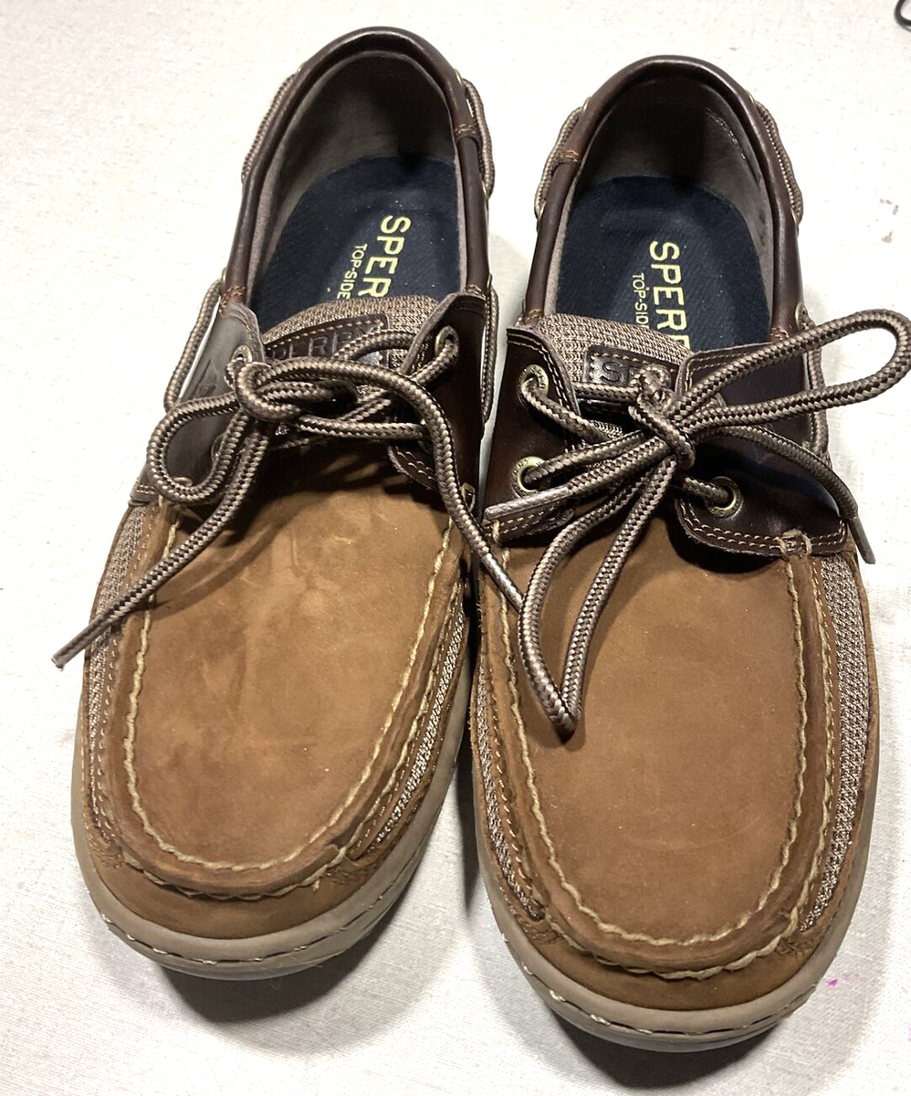 Sperry Top-Sider STS11735 Tarpon 2-Eye Boat Shoes Brown