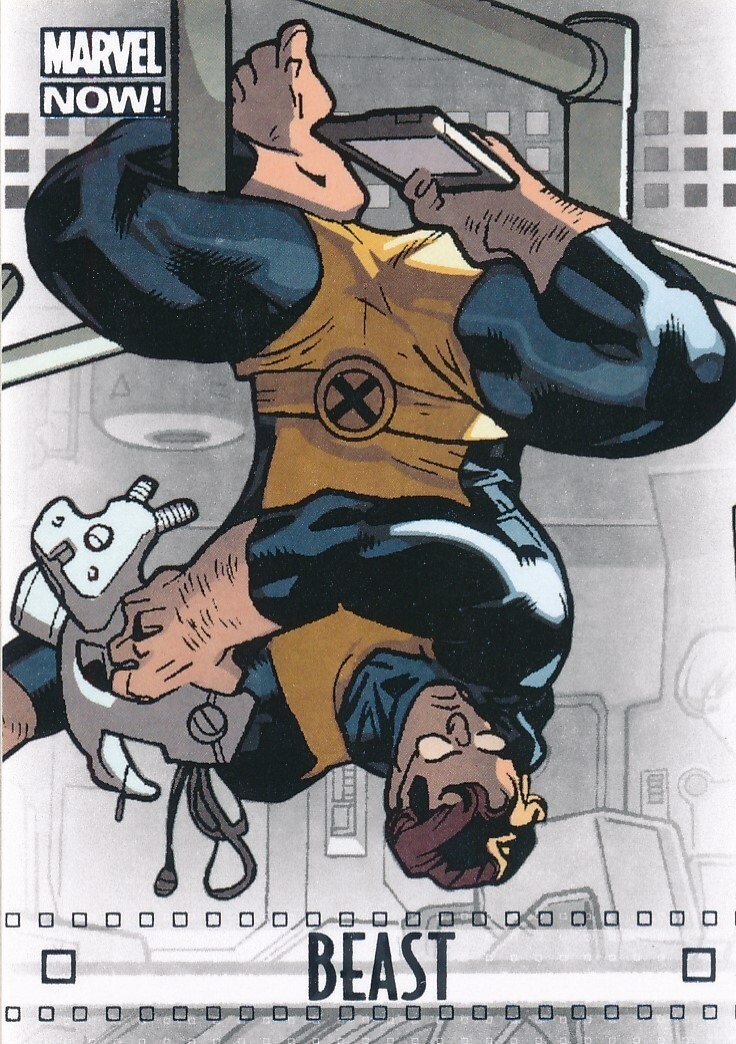 #9 BEAST 2013(2014) Upper Deck Marvel Now SILVER FOIL X-MEN