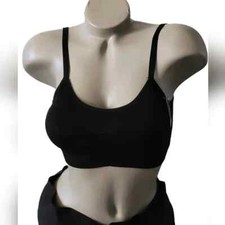 Coobie Seamless Scoop Neck Cami T Shirt Bra Black Full Size