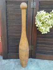 Antique Wooden Excersize Pin Primative Country Farmhouse Decor