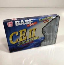 BASF EMTEC CEII 60 Chrome Extra blank audio cassette sealed new