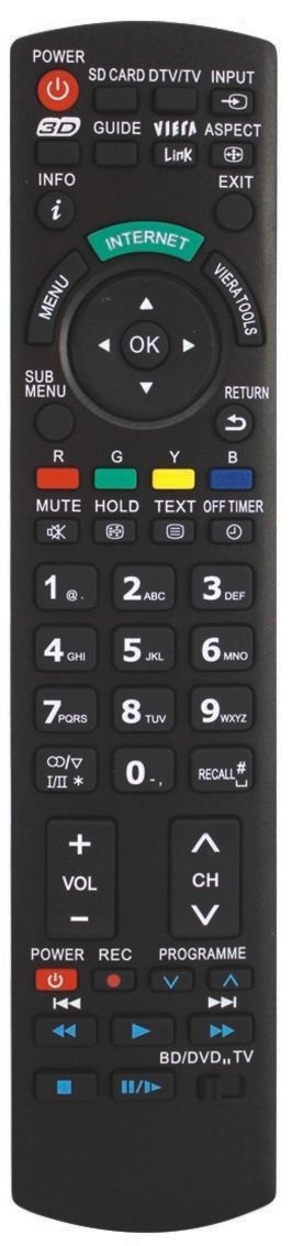 Ersatz TV Fernbedienung Für Panasonic TXL32EW30S