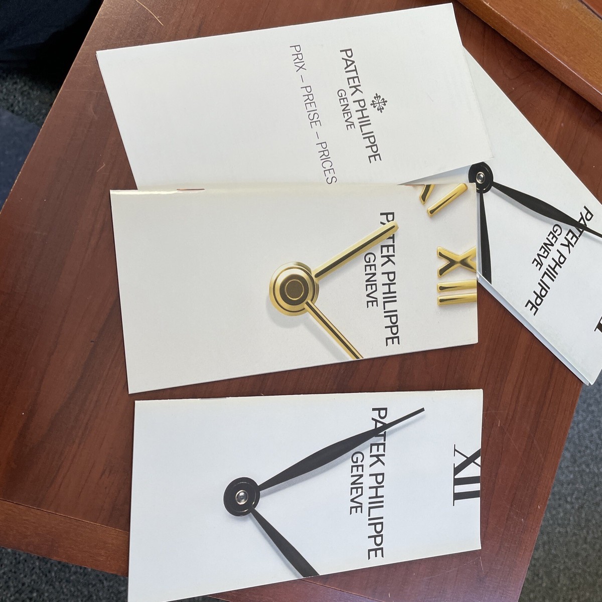 PATEK PHILIPPE 1996 WATCH BROCHURE FOLD OUT CATALOG BOOKLET | eBay