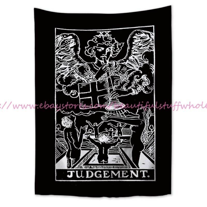 Tarot Card Judgement Tapestry Family Wall Decor Cloth Poster  