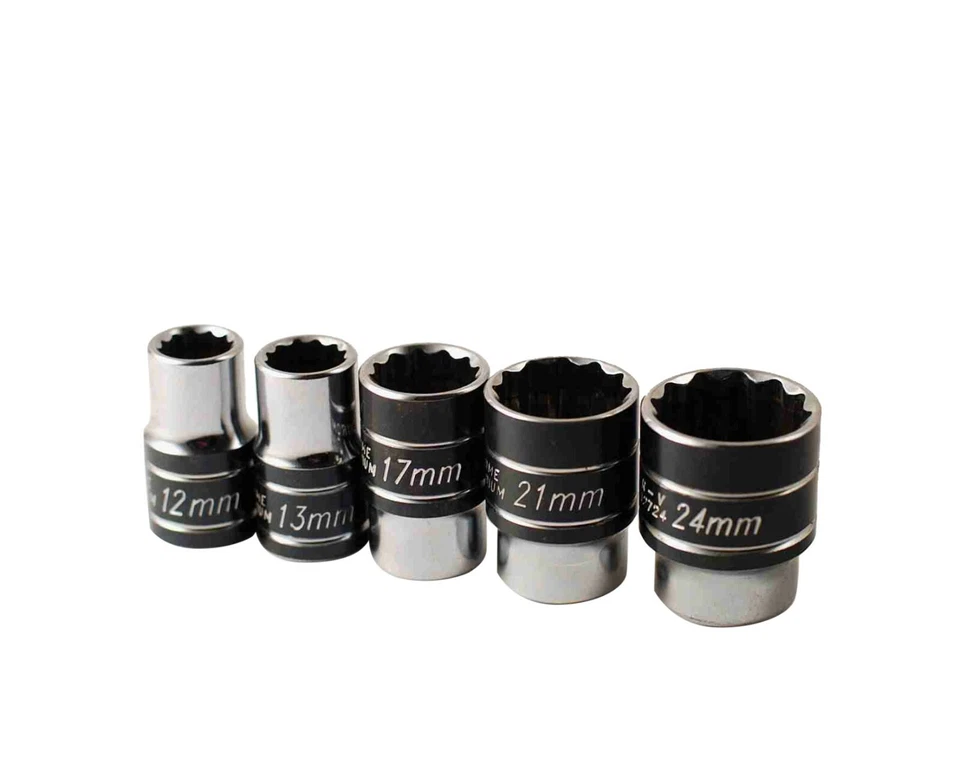 1/2" Drive 12PT Bi-Hex Double Hex Cr-V Regular Socket Individual: 8-32mm,34,36mm - image 2 of 4