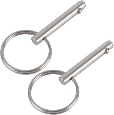 VTurboWay 2 Pack Small Quick Release Pin, Diameter 3/16'', Usable Length... 