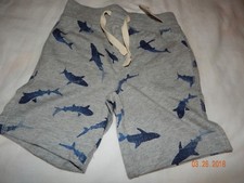 BNWT Baby Gap Boys 12-18 Jersey SHARK Ocean Grey Blue Shorts CUTE