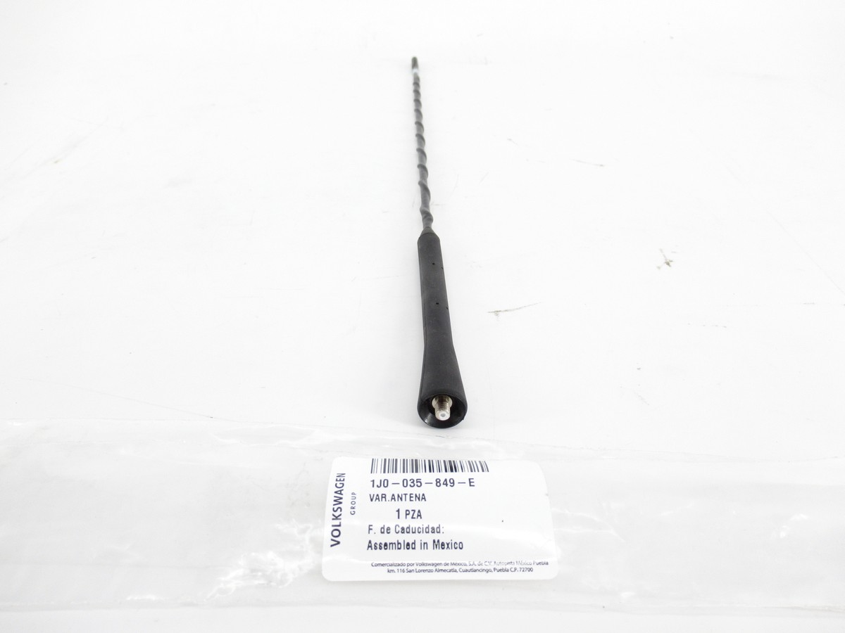 Genuine OEM VW Antenna Mast - 1J0-035-849-E - Fits Jetta, Rabbit, Golf