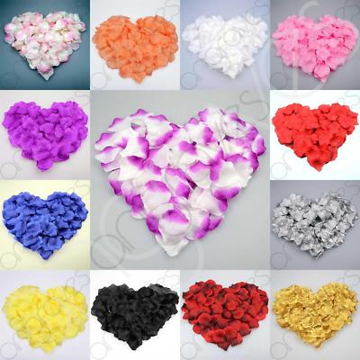1000 Seide Rosenblätter Blume Konfetti Verlobung Feier Hochzeit Dekoration