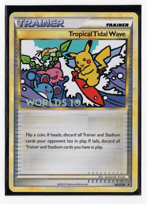 Pokemon Tropical Tidal Wave HGSS18 World Championships 10 Black
