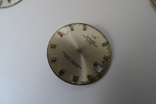Rolex Date Lot of 3 Dials Spare Parts Vintage - Picture 6 of 8
