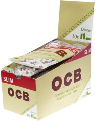 OCB Organic Slim Filter 6mm 2 Box 20x120 Filter