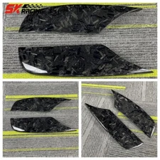 Fit For BMW M6 F06 F12 F13 Forged Carbon Front Bumper Lip Upper Splitter Canards