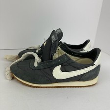 Nike 80s Trainer Sneakers Grey Black Vintage Size 6 Running 840507 UF NOS No Box