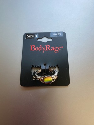 Body Rage Stainless Steel rainbow pride ring size 8 NEW | eBay Australia