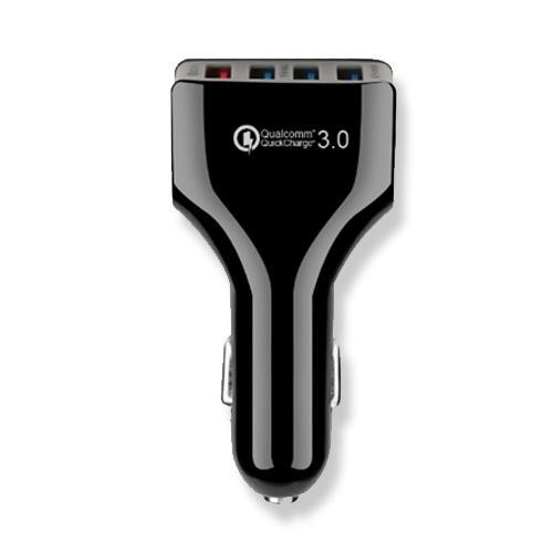 Fast Car Charger Multi Port 4-USB Quick Charge Adapter Socket Andriod iOS QC 3.0 - Picture 4 of 12