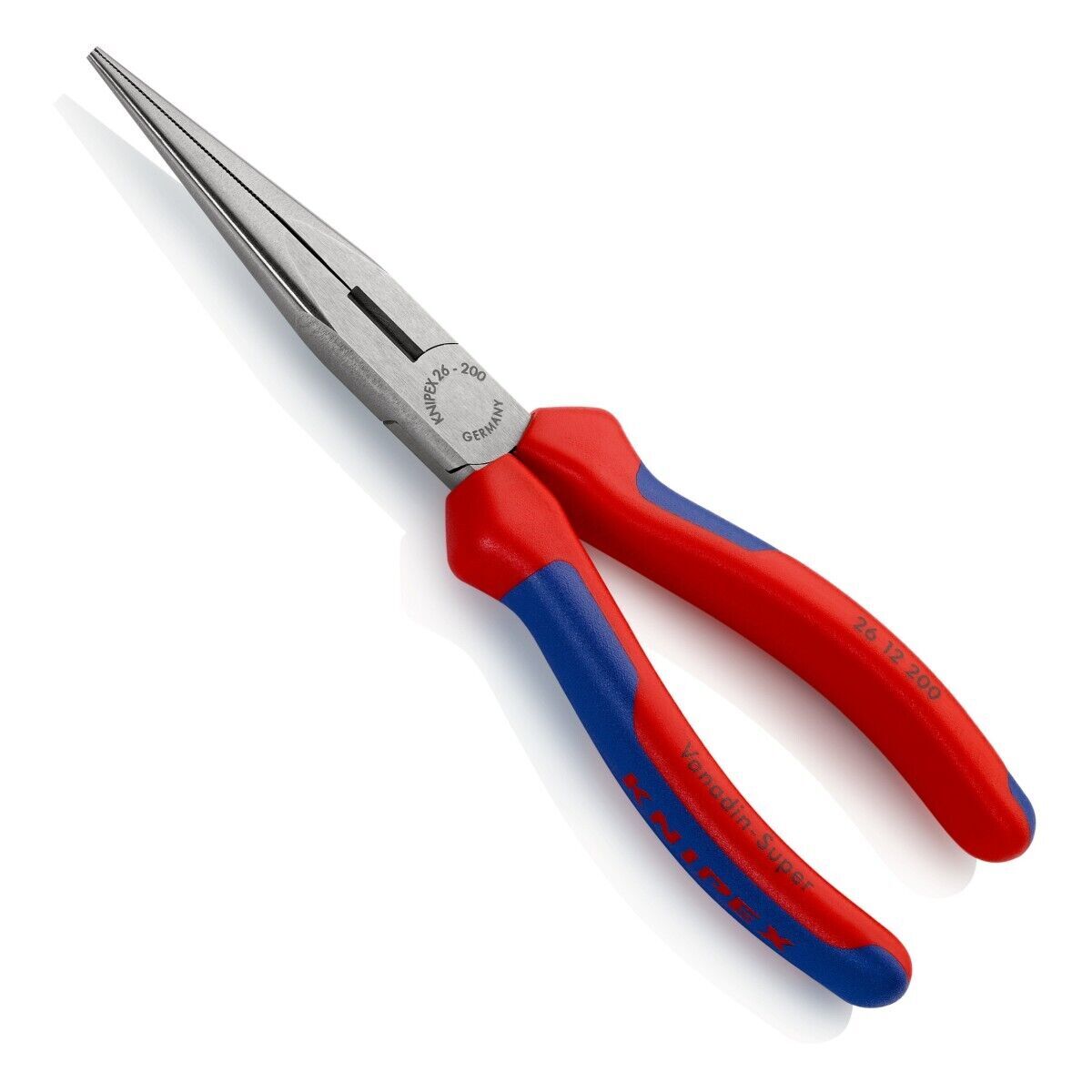 KNIPEX 2612200 - Flachrundzange (Storchschnabelzange) - 200 mm
