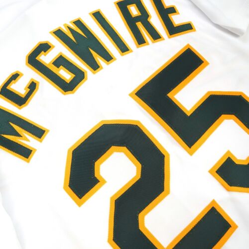 Mark McGwire Oakland Athletics 1989 World Series Home White Jersey Men's (S-3XL) - Picture 4 of 6