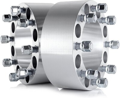 #ad 8x200 to 8x200 Wheel Spacers 3quot; Inch 76mm Fits Ford F 350 RAM 3500 Dually 14x1.5 $221.33