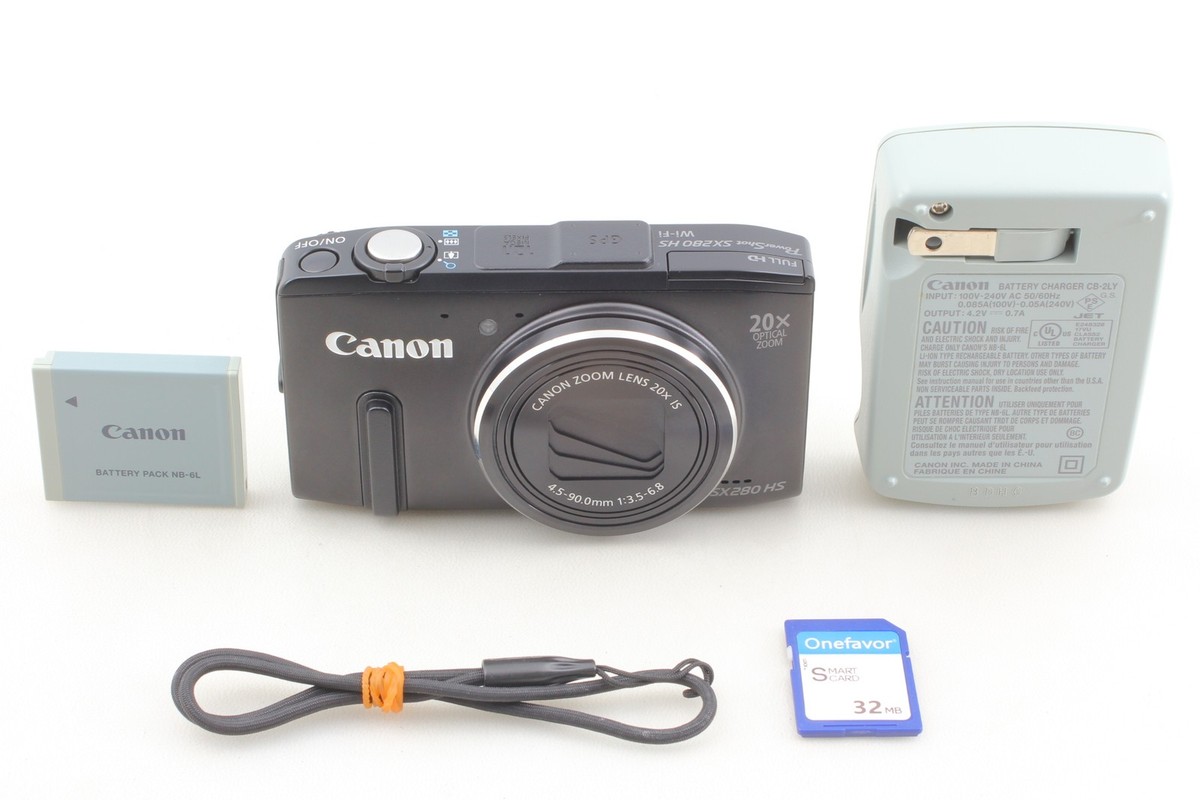 MINT] Canon PowerShot SX280 HS Black12.1MP 20x Zoom Digital Camera