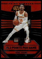 2021-22 Donruss Elite #10 Trae Young Prime Numbers