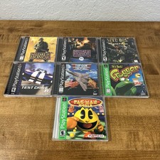 PS1 Game Lot Of 7 Medal Of Honor, Frogger, PAC Man World, Test Drive, Top Gun…