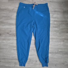 Figs Men's Technical Collection Size XL Joggers Tansen Aqua Blue Scrubs Hospital