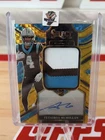 2025 Panini Select Tetairoa McMillan Gold Auto Jersey Match #4/10 RPA