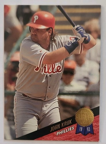 John Kruk #366 1993 Leaf card
