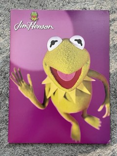 Información y carpeta de marketing de marca de colección The Muppets Jim Henson Company 1999 Kermit