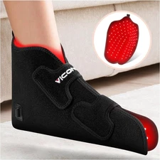 New Best Viconor Red Infrared Light Therapy for Feet Shoe Wraps Toes & Ankle