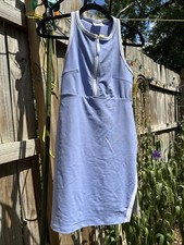 SAGE Ladies' Lined Stretch Active Dress with Built In Shorts Blue Size Small NWT