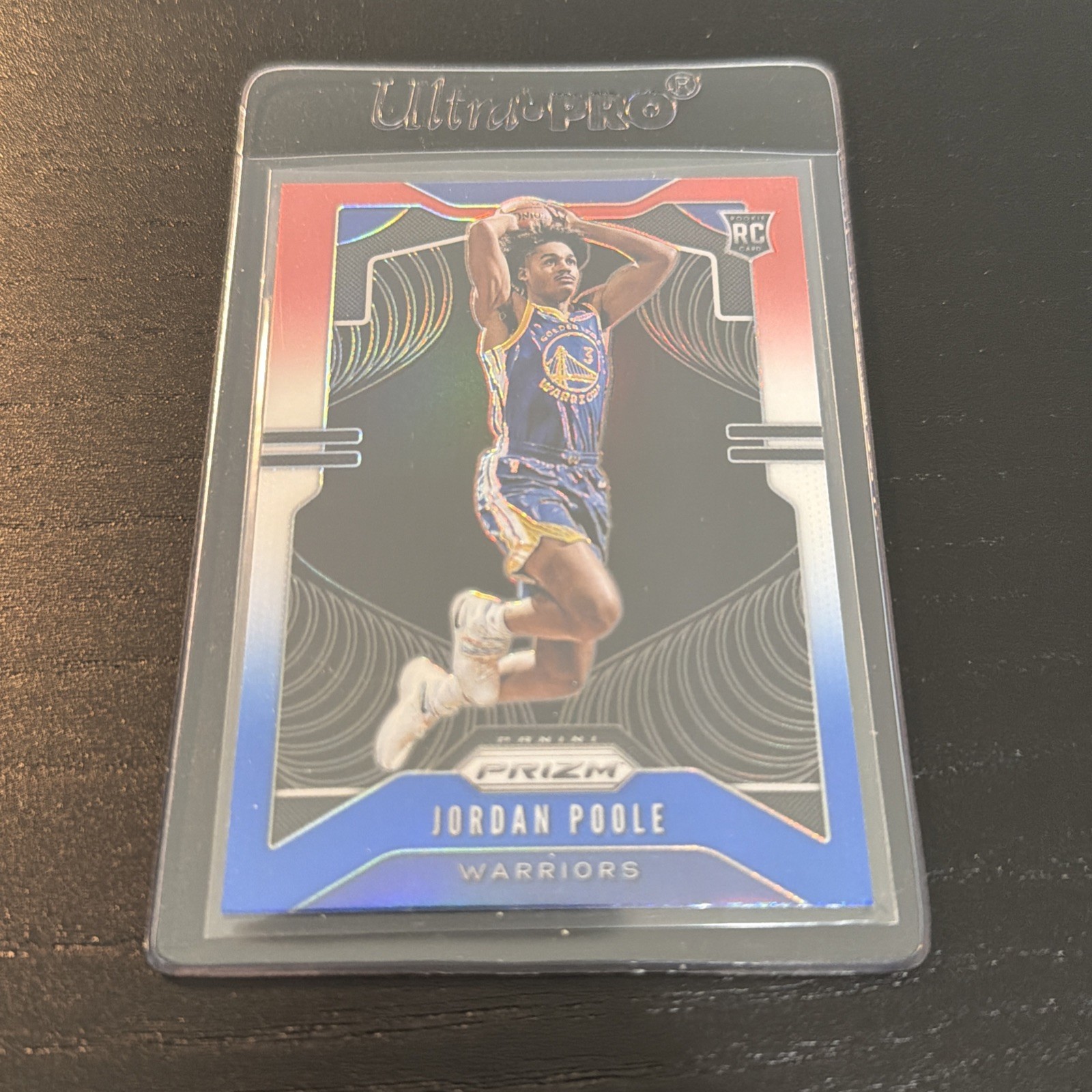 2019-20 Prizm #272 - Jordan Poole RC - Red White Blue