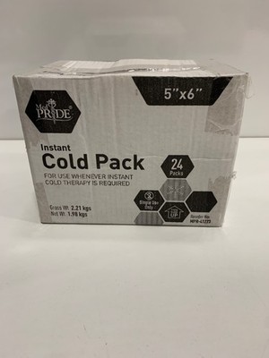 24 Disposable Instant Ice Packs - Pain Relief for Injuries, Easy Activation