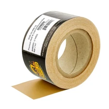 Dura-Gold 400 Grit Gold Longboard Sandpaper Roll 2-3/4" Wide, 12yds, Hook & Loop