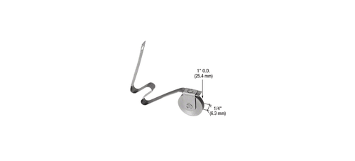 1" Stainless Steel Ball-Bearing Center Groove Spring Tension Screen Roller - pa - 第 5/5 張圖片