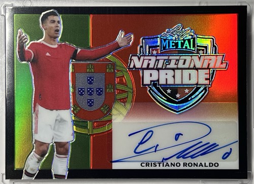 2022 Leaf Pro Set 9/10 Cristiano Ronaldo Autograph Auto NP CR1 National Pride