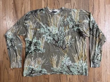 Vintage WFS Element Gear Prairie Ghost Camouflage Long Sleeve Shirt Chest Pocket