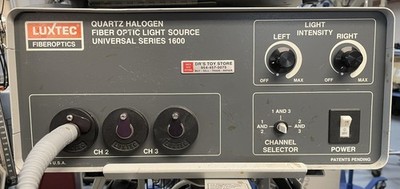 Luxtec FiberOptics Universal Series 1600 Fiber Optic Light Source