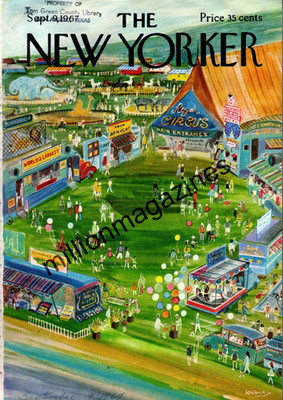 1967 New Yorker September 9 - The Circus comes to Suffolk County - Kovarsky